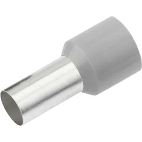 CIMCO 187123 EMBOUT SIMPLE DEXTRÉMITÉ DE CÂBLE 2.5 MM² PARTIELLEMENT ISOLÉ GRIS 100 PC(S)
