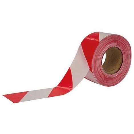 Cimco Absperrband rot/weiß, 100 m 182780