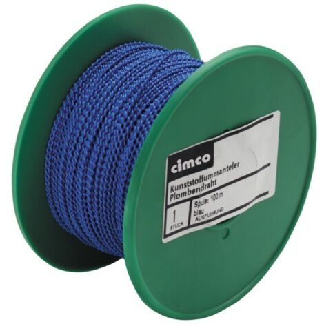 Cimco Plombendraht Kunststoff blau 140779