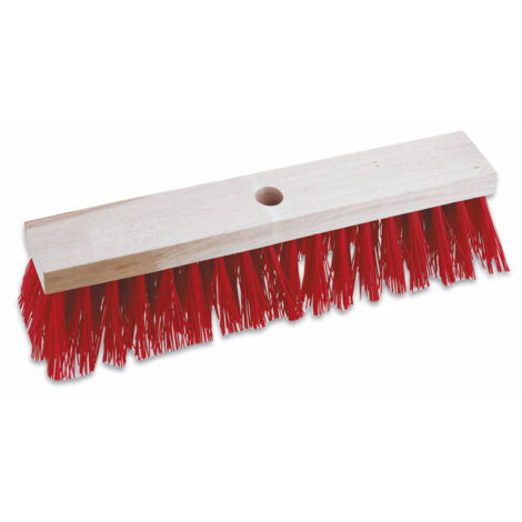 Cimco Straßenbesen ohne Stiel Farbe rot, 400mm 143024