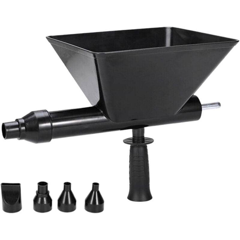 Bluedeer - Ciment Électrique - Machine Jointoiement Pointage Pistolet à Coulis pour Mortier Électrique Seringue à Mortier Portative avec 4 Becs pour