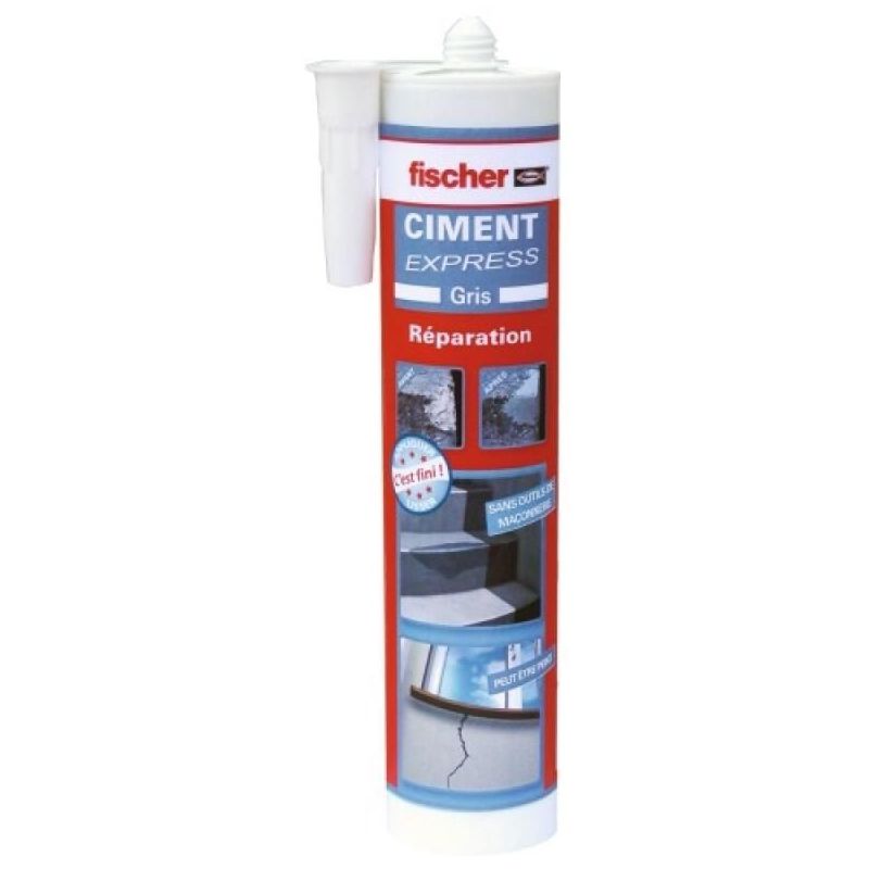 Fischer - Ciment express ton pierre cartouche de 310 ml