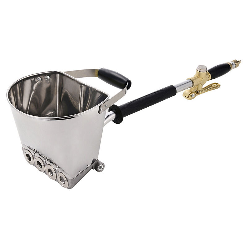 Ciment Mortier Pistolet À Pulverisation, Machine a Crepir avec 4 Trous de Pulverisation, Pulverisateur de Sablon Platre Beton Mortier Chaux pour