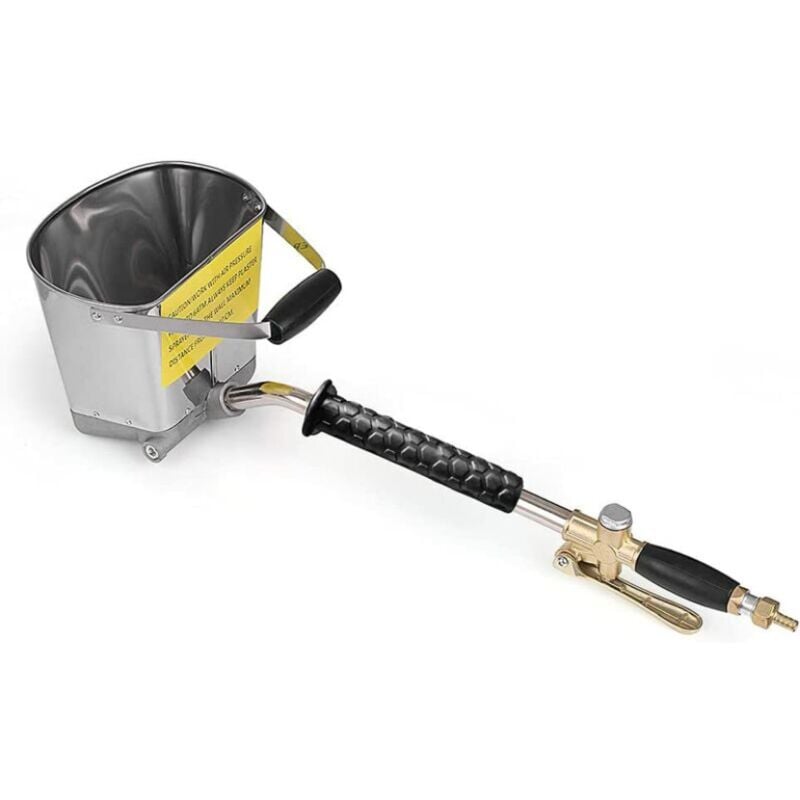 Fei Yu - Ciment Mortier Pistolet à Pulvérisation Trémie Pistolet, 4 Jet Hopper Plâtre Béton Ciment Pulvérisateur Stuck Pulvérisateur, pour diy Murs