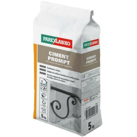 Ciment prompt PAREXLANKO - 2.5kg - 02839 - Espace Bricolage