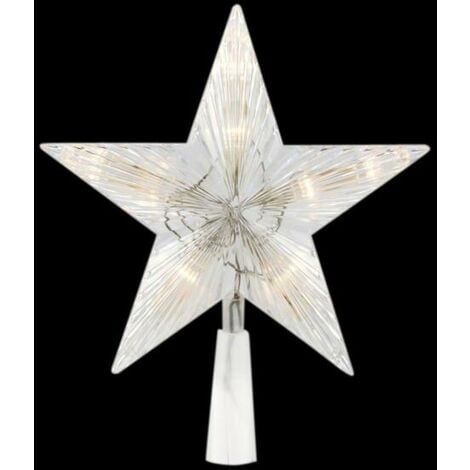 Étoile lumineuse LED à lumière fixe blanc chaud à piles - 12 cm : BLACHÈRE  ILLUMINATION - botanic®