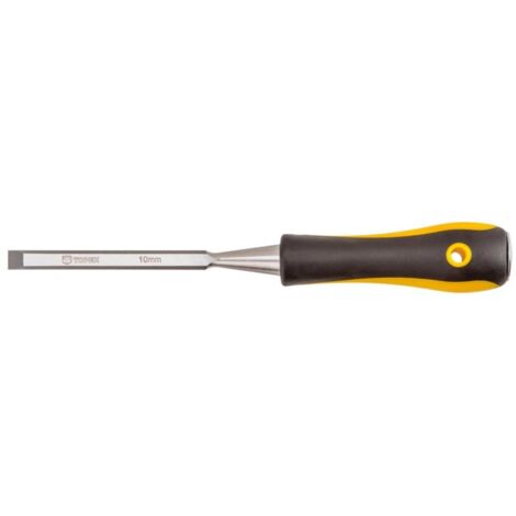 Cincel de 10 mm, mango bimaterial, CrV