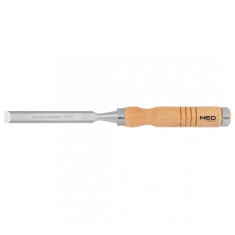 Cincel de 14 mm, Crv, mango de madera