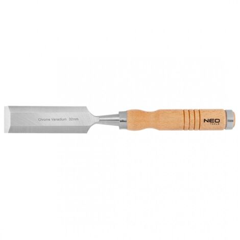 Cincel de 32 mm, Crv, mango de madera