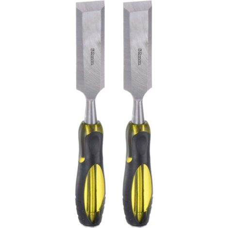 Cincel recto para madera de 32 mm x 260 mm, hoja biselada de aleación CR-V, herramientas manuales para trabajar la madera
