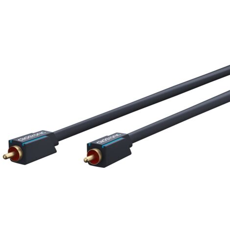 Cinch-Kabel, mono, Premium-Kabel  1x Cinch-Stecker  1x Cinch-Stecker  2,0 m  OFC-Innenleiter. Kabellänge 2 m