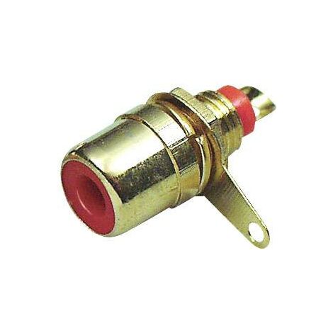 Cinch/RCA embase femelle, verticale TRU COMPONENTS 1577826 Nombre de pôles: 2 rouge 1 pc(s) S446581