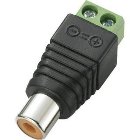 Cinch/RCA femelle, droit TRU COMPONENTS LT-RAC-J 739817 Nombre de pôles: 2 noir 1 pc(s) S470941