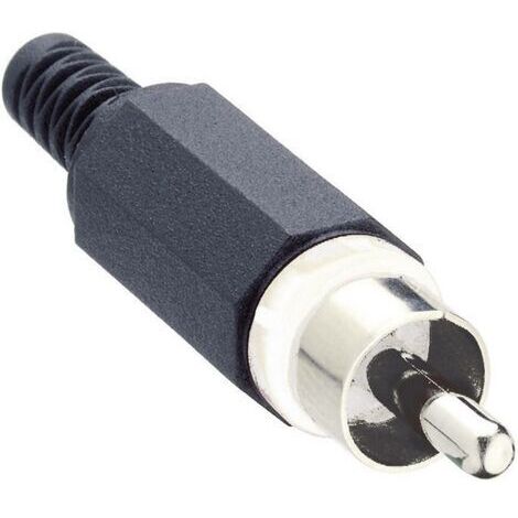 Cinch/RCA mâle, droit Lumberg XSTO 1-WH Nombre de pôles: 2 blanc 1 pc(s) D26680
