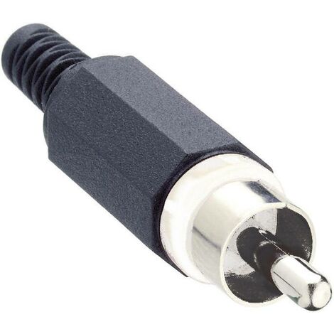 Cinch/RCA mâle, droit Lumberg XSTO 1-WH Nombre de pôles (num): 2 blanc 1 pc(s) D26680
