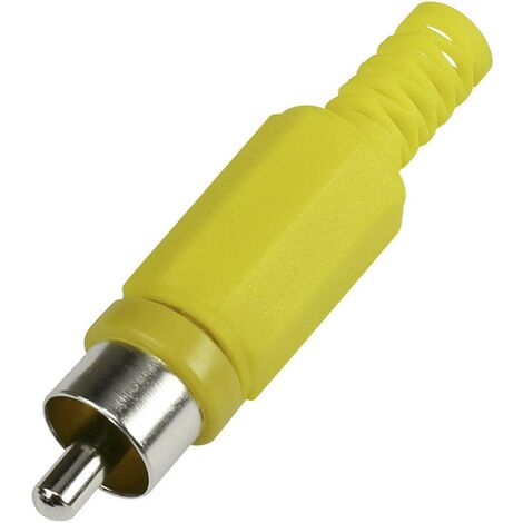 Cinch/RCA mâle, droit TRU COMPONENTS 595231 Nombre de pôles: 2 jaune 1 pc(s) S835831