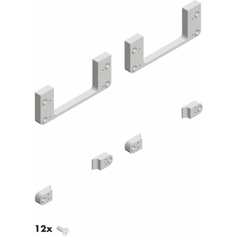 CINETTO PS40.02 Adapter zur Schraubbefestigung, Zamak