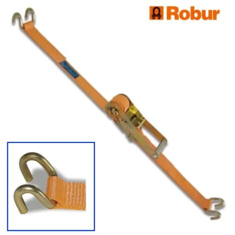 Cinghia A Trazione 2 Sponde Con Cric 8182S Robur L.Mt 8,5 H.Mm 50 Kg 2000 - 1 Pz