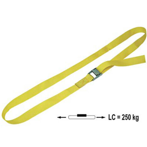 CINGHIA AD ANELLO EFFE - L.MT 2,5 H.MM 25 KG 250 - 6 pezzi