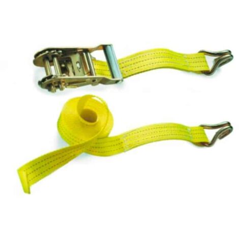 Cinghia cricchetto ganci barca camper moto carichi gancio j 4,5 ton 50mm 8,5 mt 892