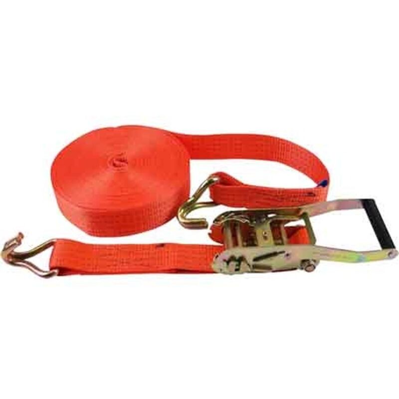 CINGHIA DI ANCORAGGIO CON CRICCHETTO G. UNCINO '50' 50 mm x 12 mt - Portata 1500-3000 Kg