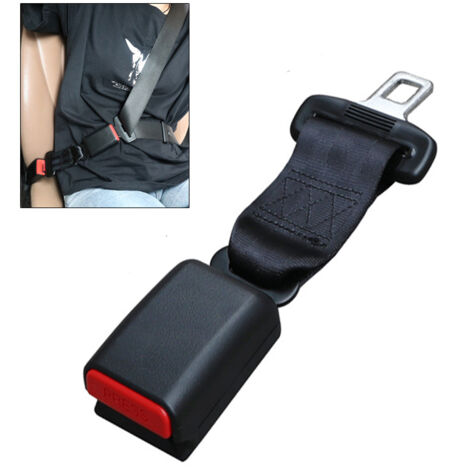 Cinghia di estensione per cintura di sicurezza per auto, accessori per seggiolino auto, fibbia regolabile per cinture di sicurezza per auto da 23 cm, compatibile con donne incinte/obese/bambini