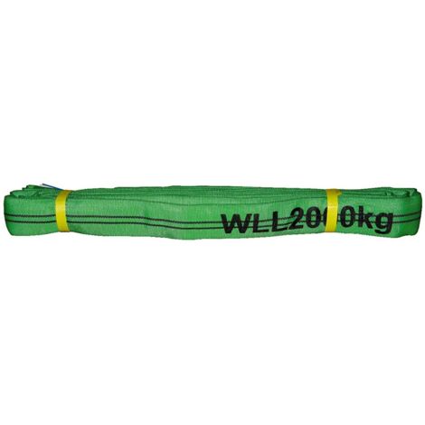 CINGHIA DI SOLLEVAMENTO 2000KG 4M VERDE 50MM
