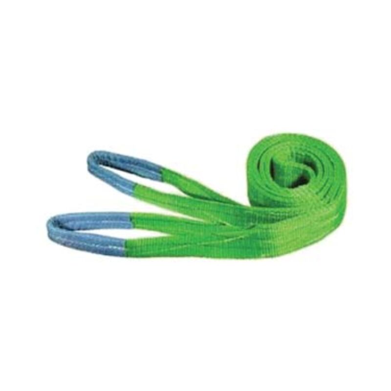 Image of Cinghia di sollevamento con fascia a doppio strato mm.75 - mt.5 x mm75h. - portata kg.2000 colore verde Excel