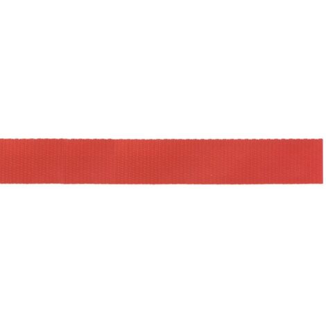 Cinghia in poliestere rossa mm 25 lunghezza 5 metri - masidef