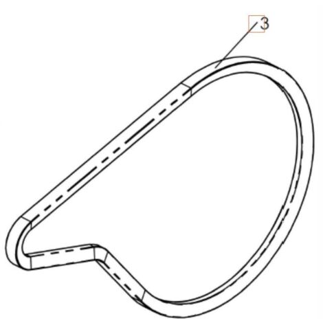 CINGHIA (MCCULLOCH) 522530401 ORIGINALE HUSQVARNA