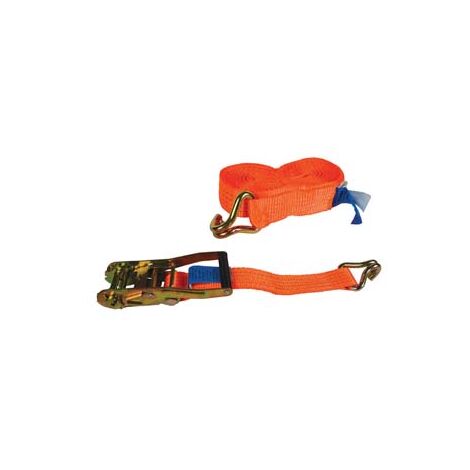 CINGHIA MM.50 CON FIBBIA DI ANCORAGGIO E CRICCHETTO ART.8182  mt.14.5    ROBUR
