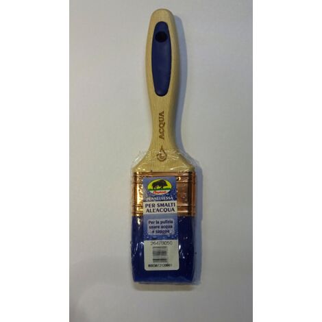 CINGHIALE - PENNELLO PER SMALTI ALL'ACQUA MANICO IN LEGNO E GOMMA MIS. 50
