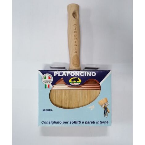 CINGHIALE- PLAFONCINO PER SOFFITTI E PARETI INTERNE CM 100x30 MANICO LEGNO