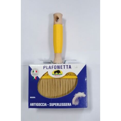 CINGHIALE- PLAFONETTA SETOLA BIONDA CM 70x30 MANICO LEGNO/GOMMA