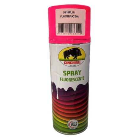 CINGHIALE - SMALTO SPRAY SPECIFICO 400MLFUCSIA FLUORESCENTE