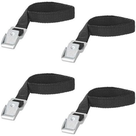 Cinghie di ancoraggio con fibbia in metallo 18mm 40cm - set di 4 pezzi
