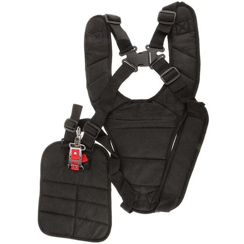Image of XVX - Cinghie di sicurezza per imbracatura imbottita con doppia tracolla compatibile con decespugliatore, tosaerba, decespugliatore Spalla imbottita