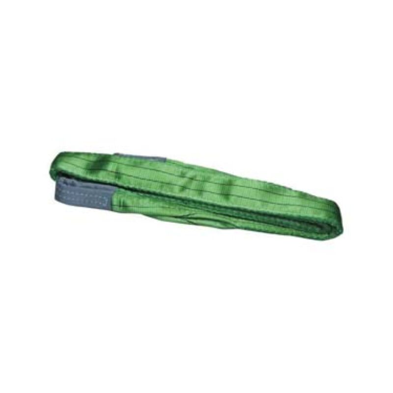 Image of Robur - Cinghie di sollevamento con fascia a doppio strato mm.60 - mt.2 x mm.60h. - portata kg.2000 colore verde 1 pezzi