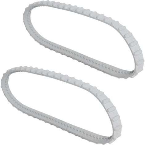 Cinghie di trasmissione in gomma RCX23002 Exact Fit compatibili con il pulitore per piscine Hayward Aquavac Tiger Shark Plus QC SharkVac (2 pezzi) --INHHUB