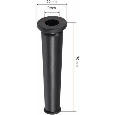 Cinq protections de câble en caoutchouc pour meuleuses d'angle de 70 mm de long