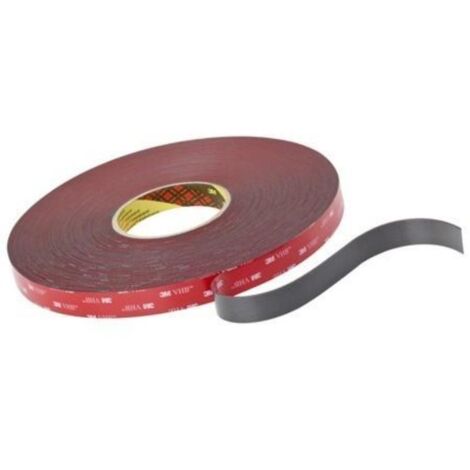 cinta acril vhb 4991f 3m 12mmx16,5m gris 2,3mm doble cara altas prestaciones