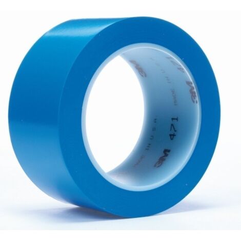 Cinta Adh 50Mmx33Mt Marcaje Vinilo Azul 471 3M