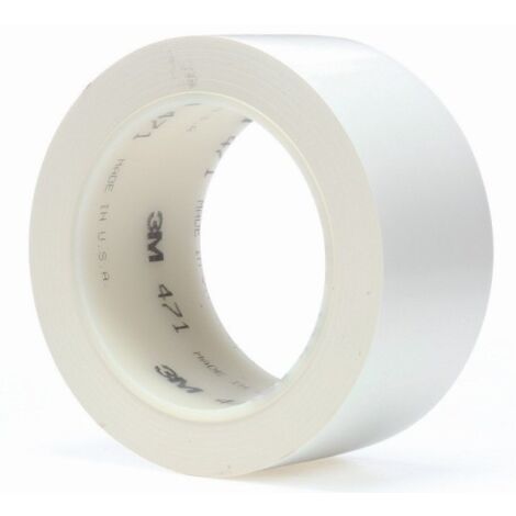 Cinta Adh 50Mmx33Mt Marcaje Vinilo Blanca 471 3M