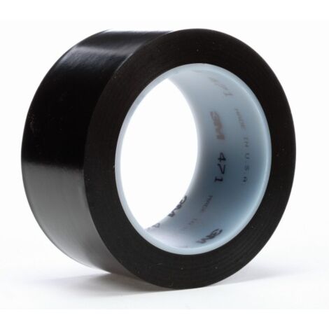 Cinta Adh 50Mmx33Mt Marcaje Vinilo Negra 471 3M