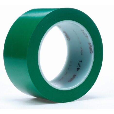 Cinta Adh 50Mmx33Mt Marcaje Vinilo Verde 471 3M