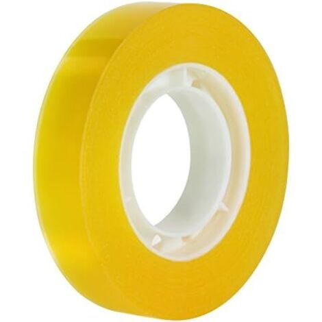 Cinta adhesiva 12mm x 33m (amarillo transparente) milan