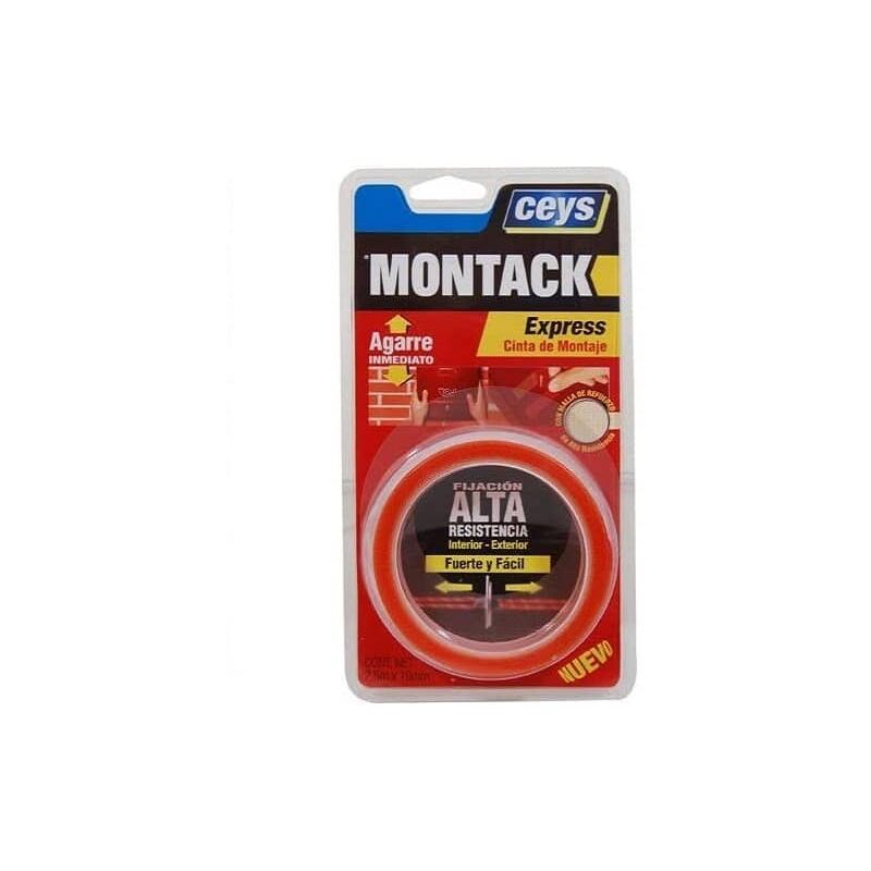 

Cinta doble cara de montaje Montack Ceys 19 mm 2.5 M