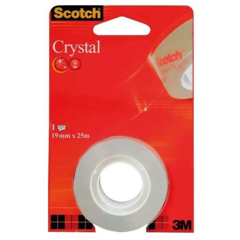 Cinta adhesiva 3m transparente 19 mm 25 metros
