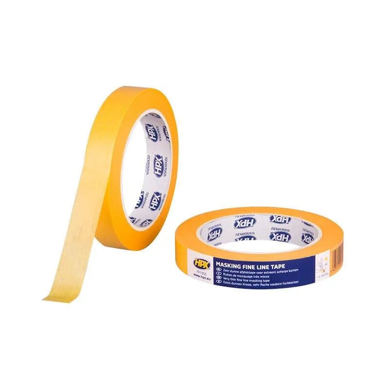 

HPX - Cinta adhesiva 4400 línea fina, naranja, 25mm x 25m