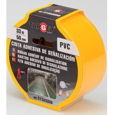 Cinta Adhesiva 50Mmx33Mt Sealizacion Target Pvc Ama C13A3350